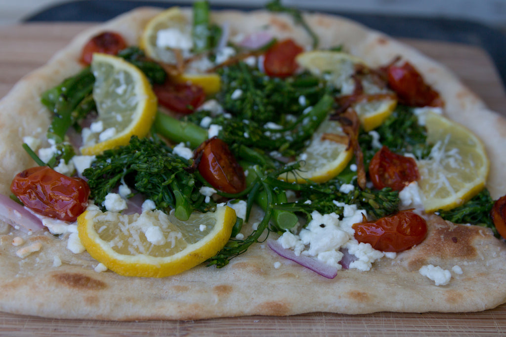 Broccolini & Charred Lemon Pizza