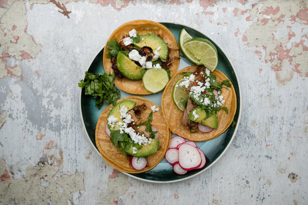 Slow Cooker Pork Carnitas Tacos