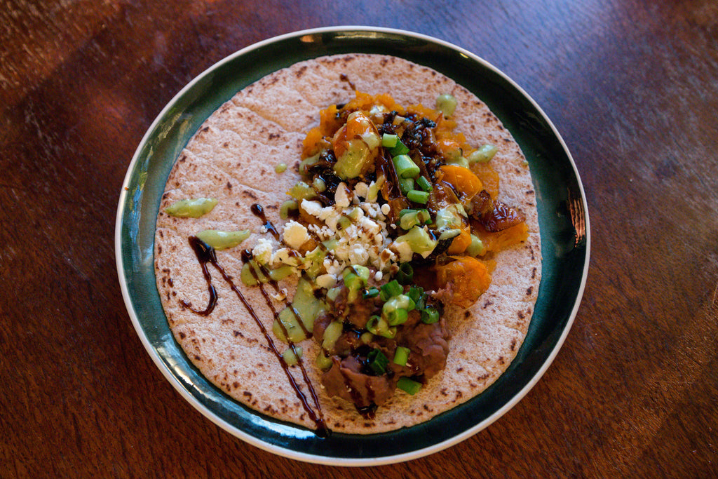 Flatbread Tostadas with Butternut Squash